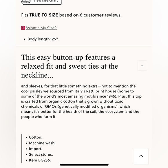 NWOT J. Crew Collection tie-sleeve button-front top in Ratti® prism floral sz L - Picture 5 of 9